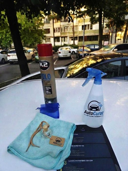 Kit Detailing Interior Auto AutoCurat - K2 + Odorizant Premium