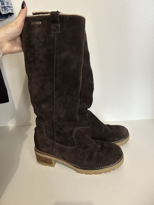 Ботуши Esprit естествен велур