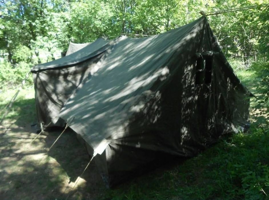 Войнишка палатка нова ( военна , военни , военен , войнишки military )