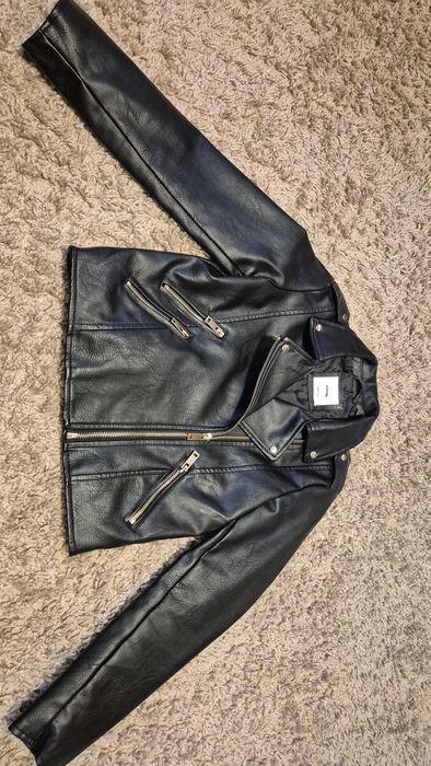 Vand geaca piele fetite 134 cm Sinsay