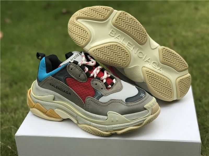 Balenciaga Triple S - Tan/Brown/Grey