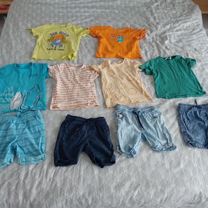 Set lot haine 104 110 3 4 5 ani tricouri pantaloni scurti tricou h&m