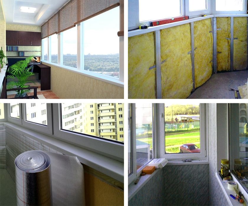 Утепление балконов