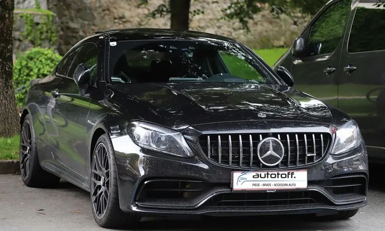 Bara fata si difuzor bara spate Mercedes C205 A205 C-Class (14-18) C63 Design