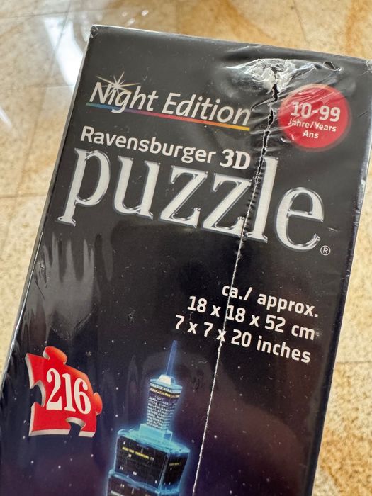 Чисто нов 3D пъзел Ravensburger светещата кула в Taipei