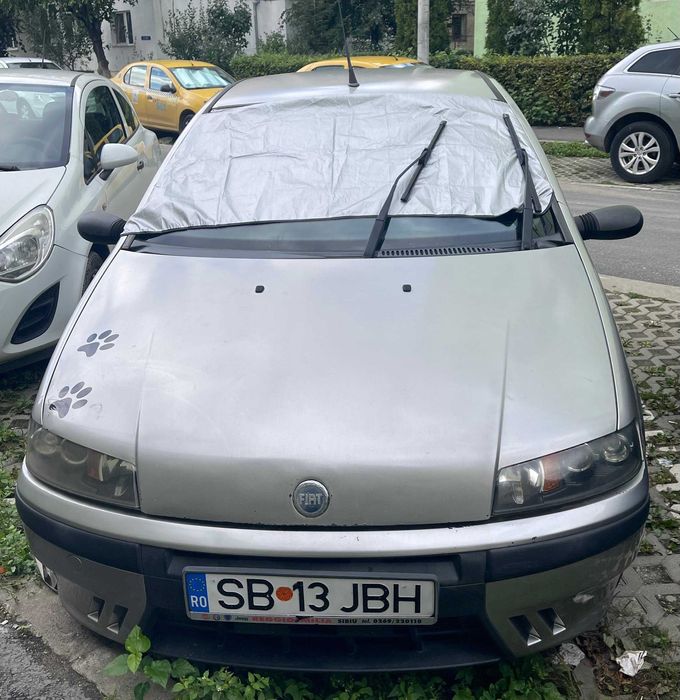 Fiat Punto, an fabricatie 2002, 2 uși, benzină