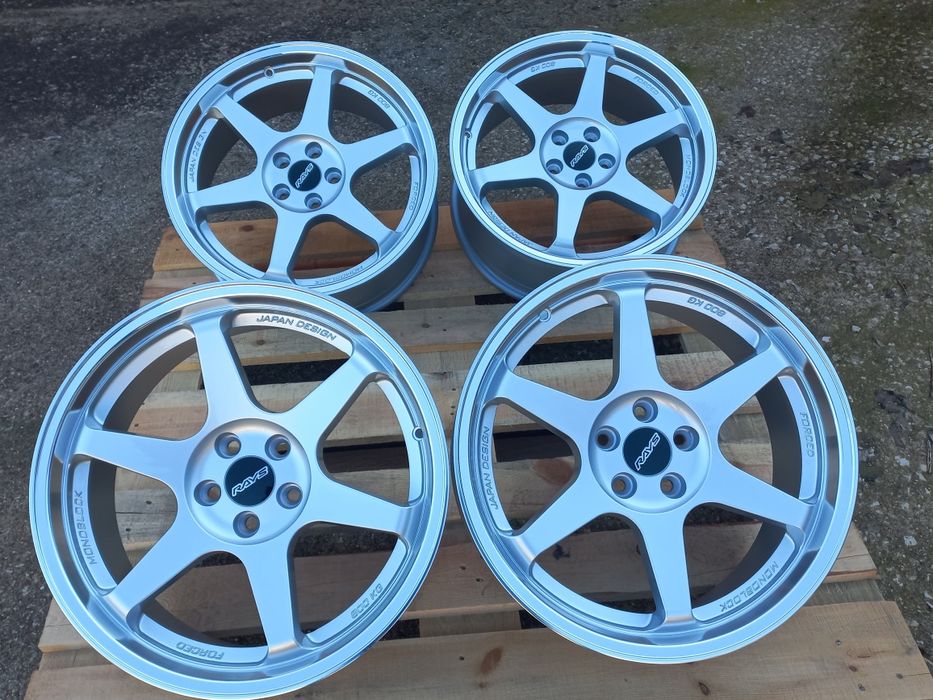 17"5х100Rays T37 Volk Racing 7.5ж ет35 Subaru Vw Golf Polo Toyota Чист