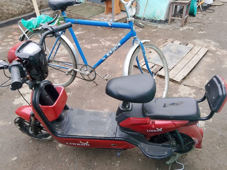 Продам электроскутер на ходу