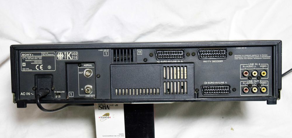 Video Sony SLV-E 1000