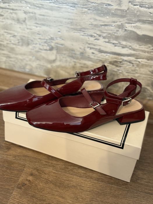 Вишневые балетки 37 НОВЫЕ