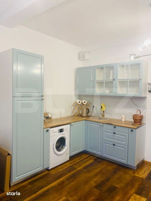 Garsoniera moderna, complet utilata si finisata cu gust - zona Steagu