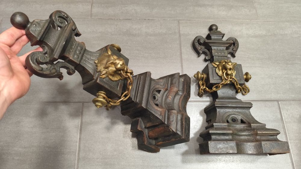 Антикварни Орнаменти за Камина / Андрони / 19ти Век