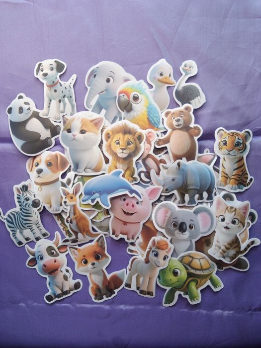 Стикери Сладки животни, 50 броя