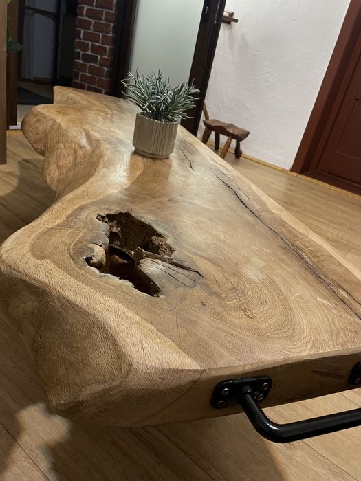 Masă rustică lemn masiv (stejar)