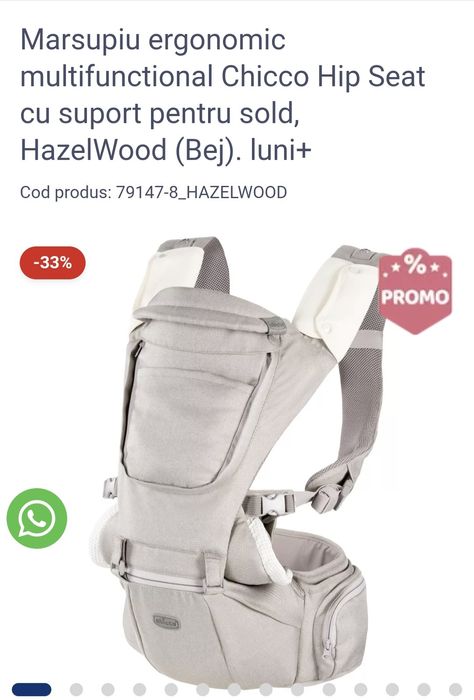 Marsupiu 3 in 1 Chicco