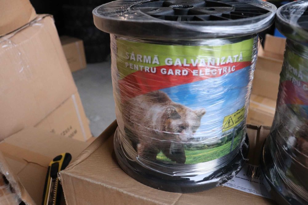 Sarma galvanizata pentru gard electric 1,2mm x 1000m