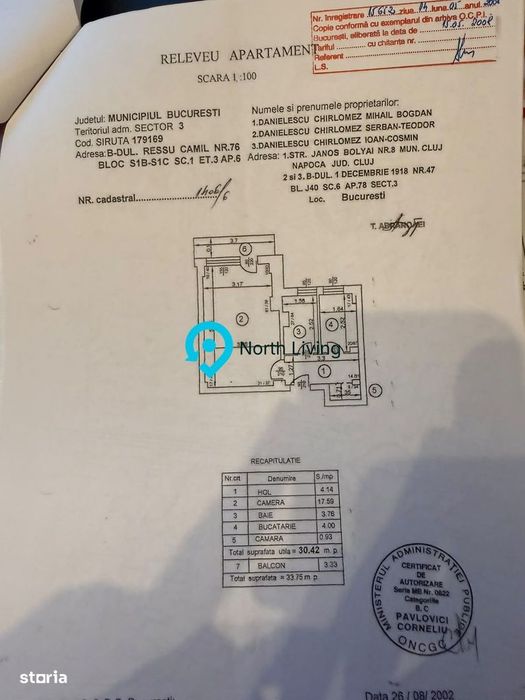 Garsoniera Superba | Investitie| Camil Ressu|