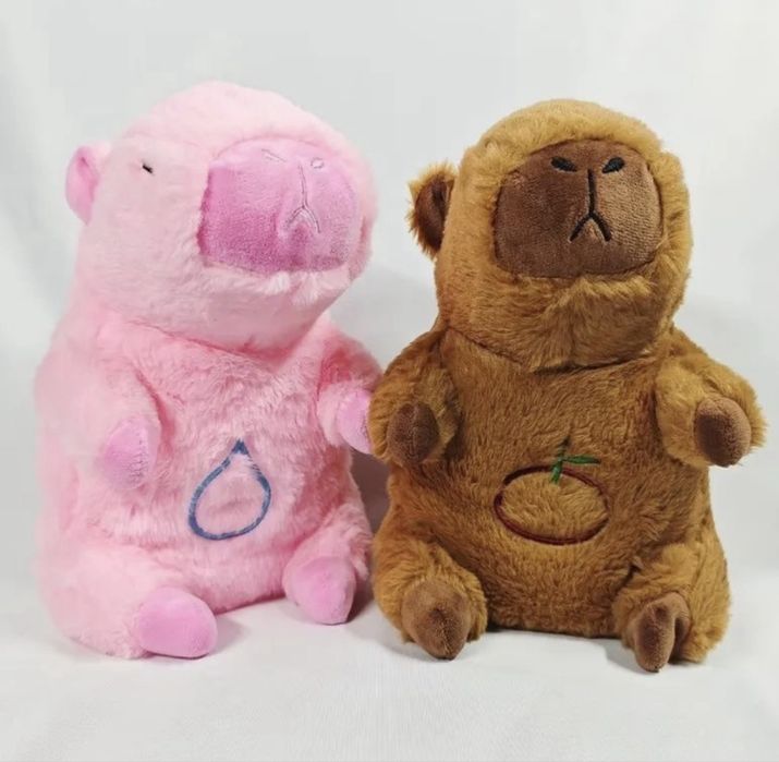Плюшена интерактивна Дишаща играчка Капибара 30см, Capybara