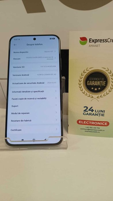 Xiaomi 15T 5G 256Gb / 12Gb Ram [AG24 Harlau B.45788] Garantie 2 ani!