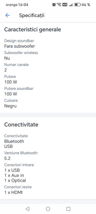 Soundbar TCL S45H