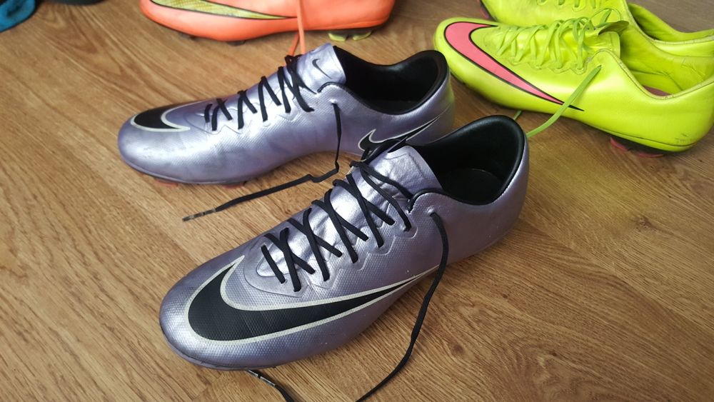Nike Mercurial Vapor 10 chrome футболни обувки- бутонки 38.5 номе