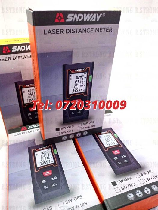Dispozitiv Masura Laser 40m Sndway Digital Portabil Usor De Manevrat