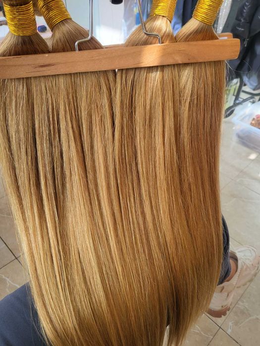 100% естествена индийска коса