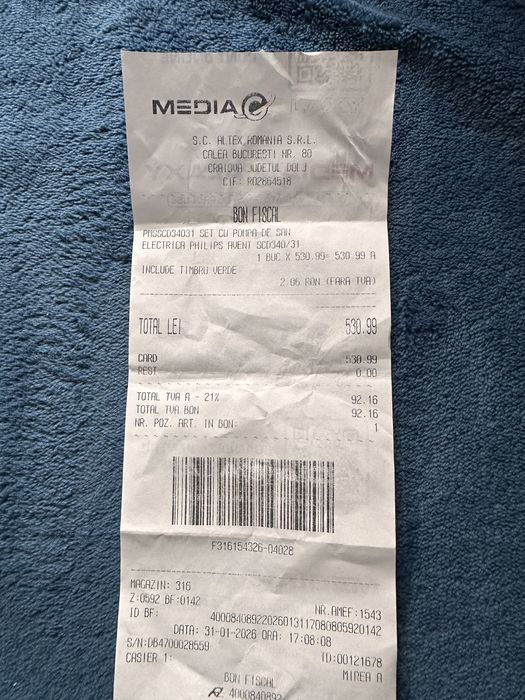 Set pompă de sân electrică PHILIPS AVENT