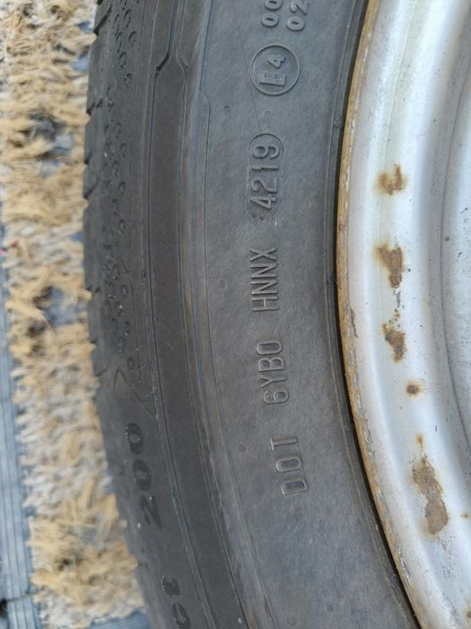 Set 2 Roți Opel Movano – Jante Oțel R16 5x130 + Anvelope Continental 235/65 R16C