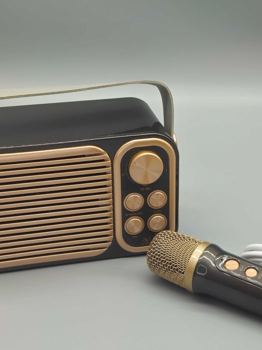 Ретро Bluetooth колонка с микрофон -Bluetooth AUX SD USB