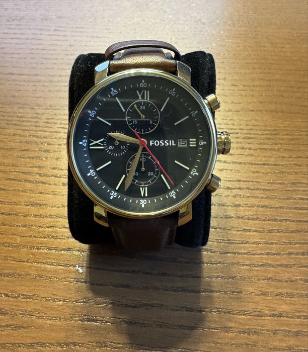 Fossil ceas Cronograf | curea piele quick release