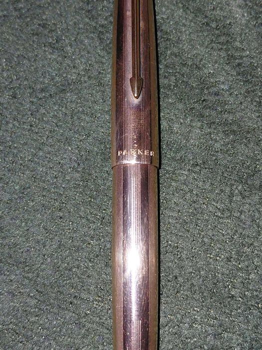 Винтидж комплект Parker 61- писалка, химикал и автоматичен молив, 12 k Gold Filled, с оригинална кутия