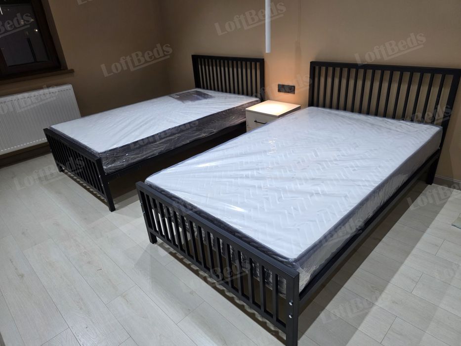 Кровать STELOFT двуспальнаяи односпальная, kalavat, matras,  Loft