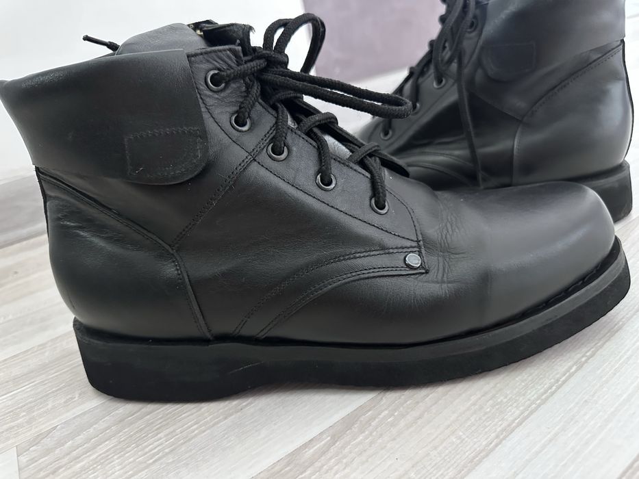 Сапоги ботинки кожаные