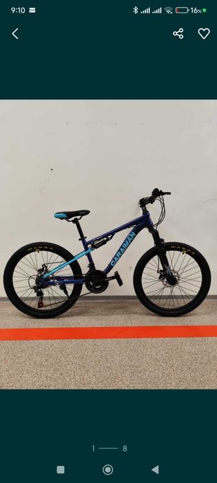 Biciclete 24 inch, amortizor fata spate, schimbator, frana disc. Noua!