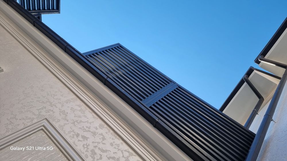 Металлический забор-жалюзи