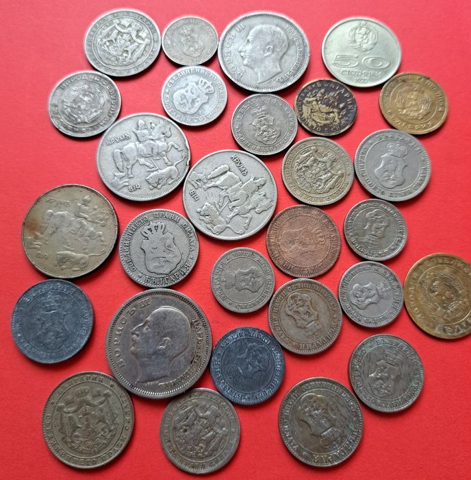 Стари български княжески, царски и соц монети