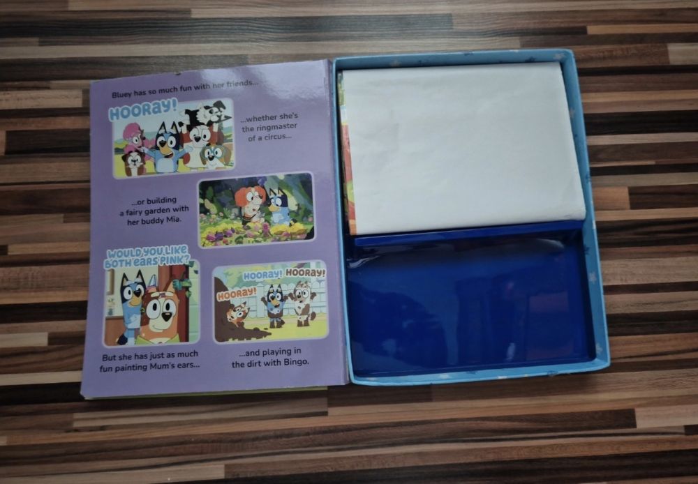 Carte Bluey fara figurine