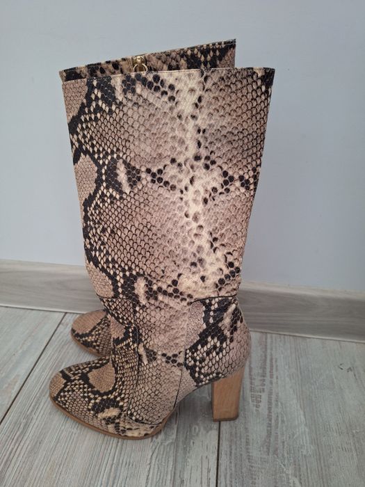 Massimo Dutti  естествена кожа питон