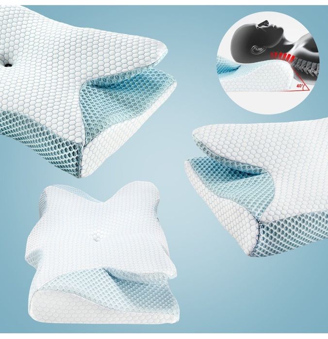 Perna ergonomica ortopedica si antialergica cu memorie