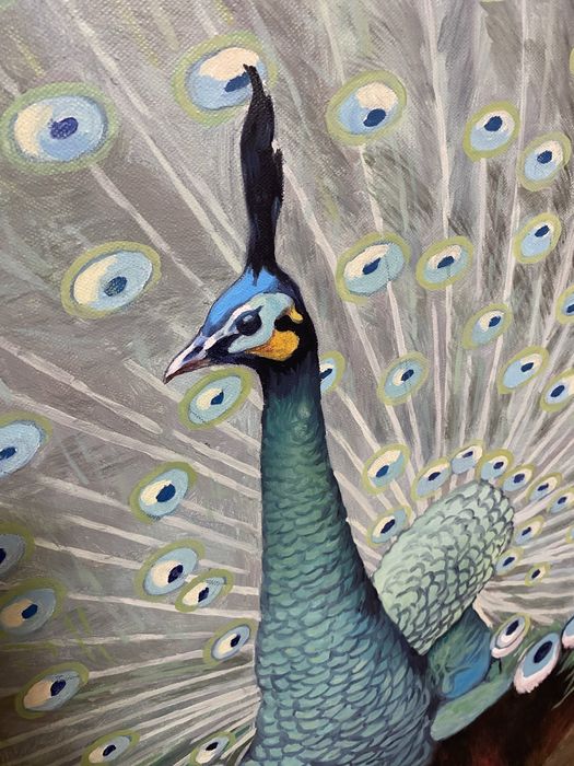 Павлин ручной работы