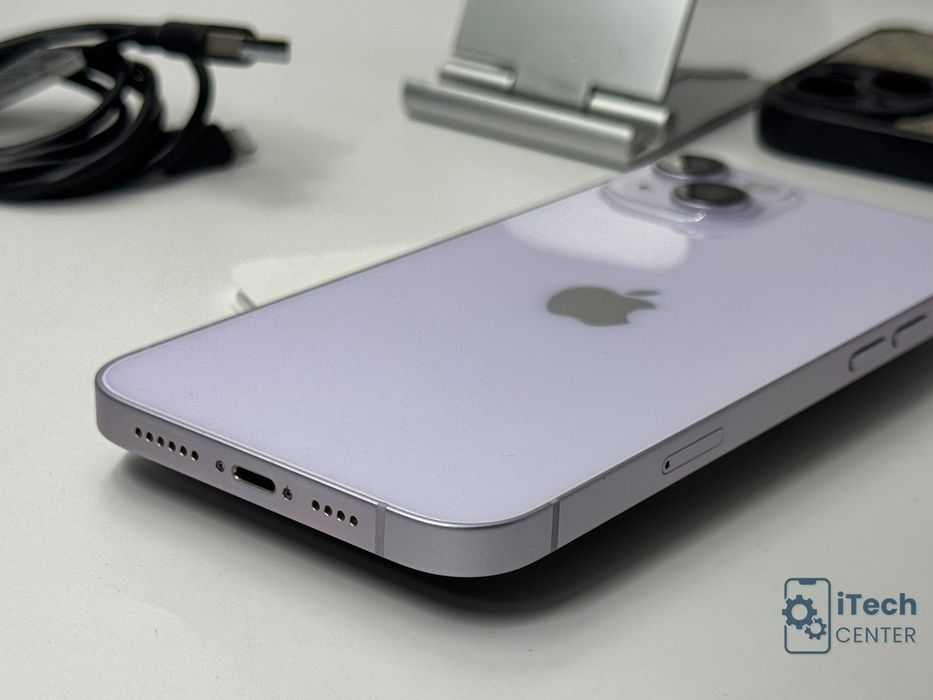 iPhone 14 Plus, 128GB, Purple, 100% батерия, КАТО НОВ, ГАРАНЦИЯ!