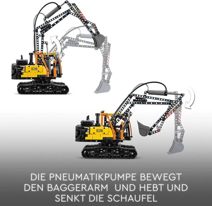 LEGO Technic Volvo FMX Truck with EC230 Electric Crawler Excavator!