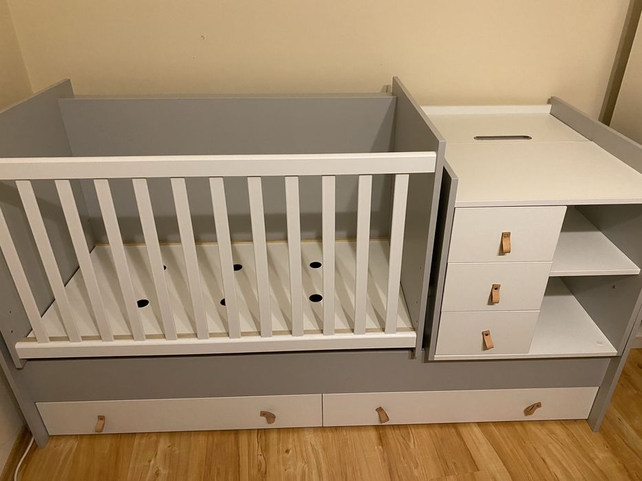 Бебешко легло кошара Kikkaboo lorena grey