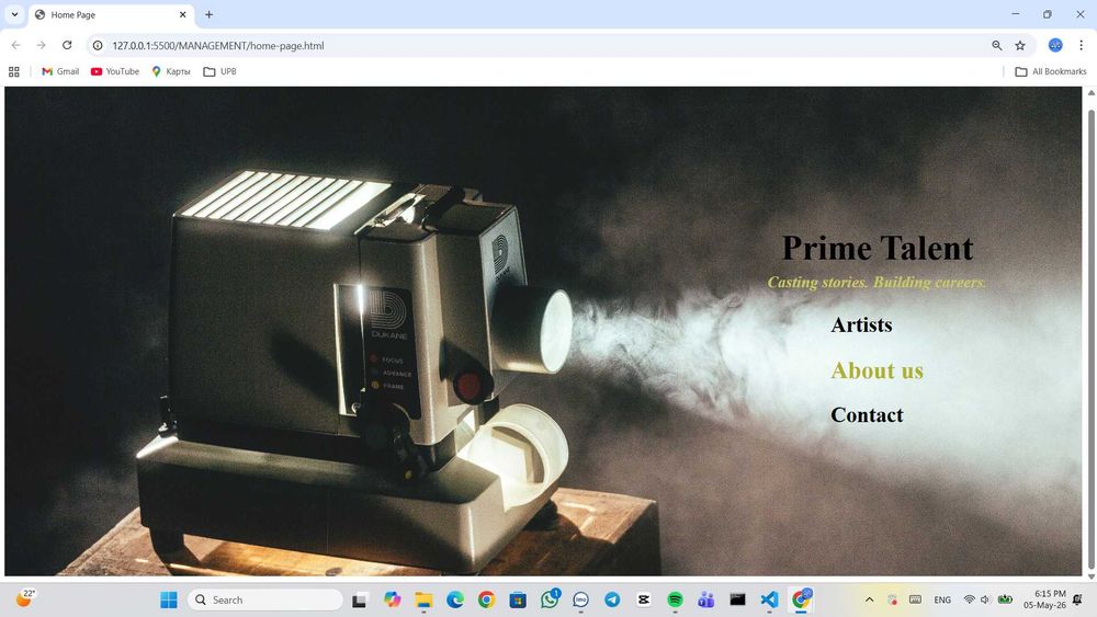 Creare Site Web Prezentare / Landing Page pentru Afaceri Mici (de la 200 lei)