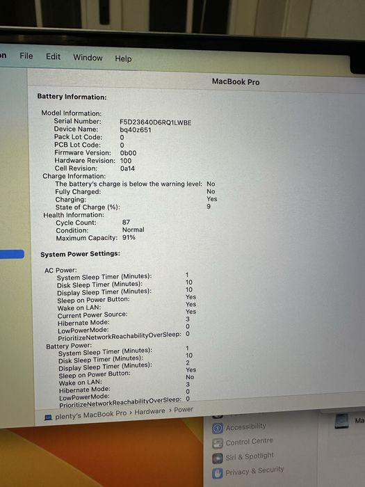 Apple MacBook Pro 16” 2023. Utilizat.