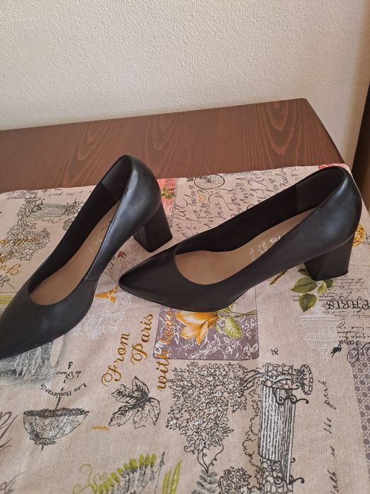 Официални модни обувки от естествена кожа