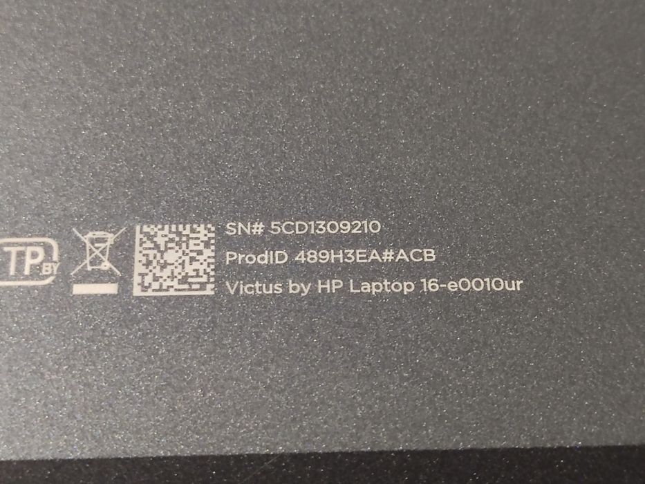 Игровой ноутбук HP VICTUS