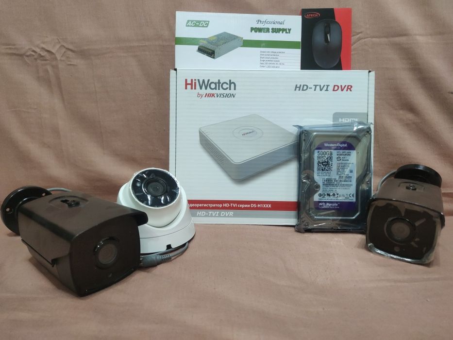 Комплект из 4х HD камер