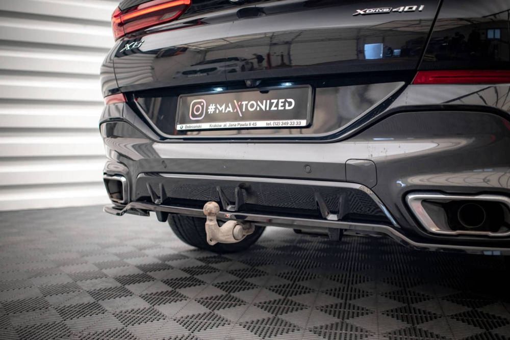 Prelungire Bara Spate compatibila cu BMW X6 G06 M Pack V.3 Maxton Design